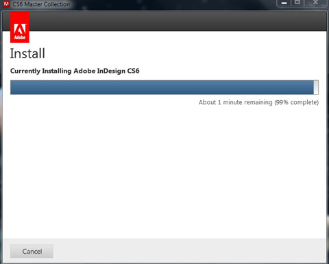 Adobe Creative Suite 6 Master Collection 大师破解版 adobe installing