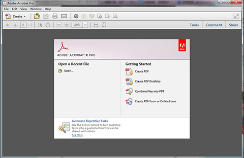 Adobe-Acrobat-X-Pro-10-UI Adobe Acrobat X Pro 10 UI
