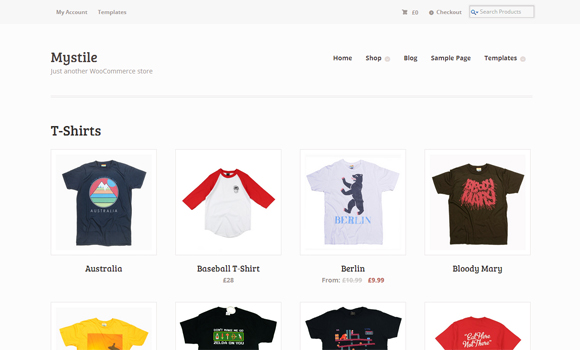 5套免费WordPress电子商务主题 3 mystile wordpress theme