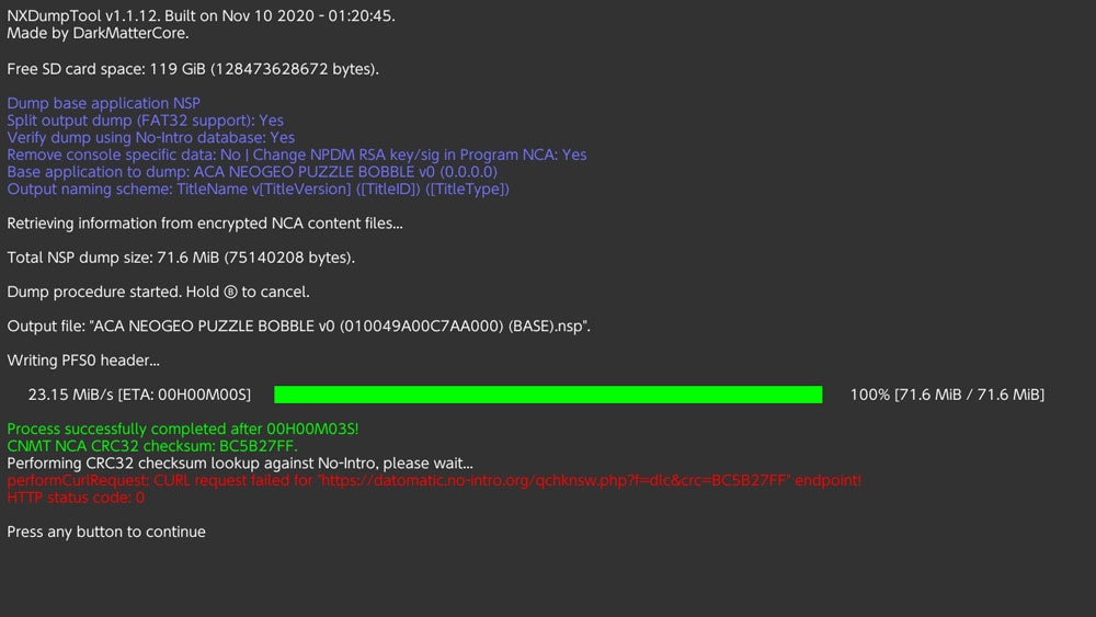 7 耐心等待dump结束 7 耐心等待dump结束