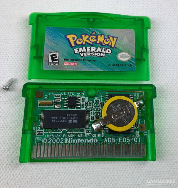 美版《绿宝石》卡带拆解图,图中RTC部分就是时钟电路