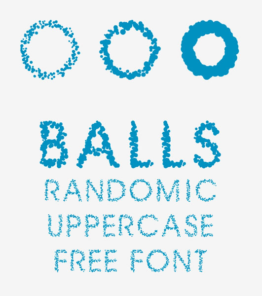 free fonts balls family 01 