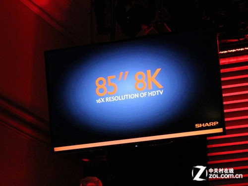 4K分辨率只是小儿科 夏普发布8K液晶产品 